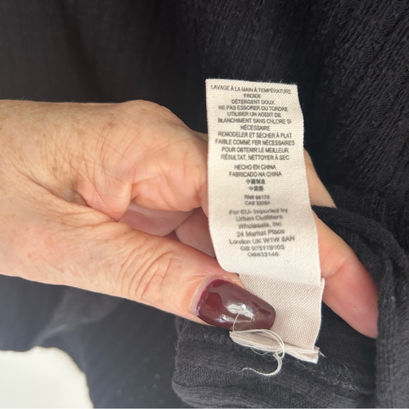 Free People Y2K-style Mixed Up Cuff Thermal Funnel Neck, Crochet, L - Picture 12 of 12